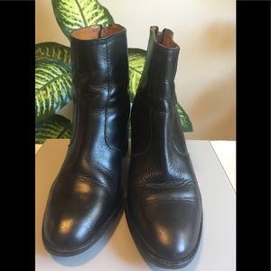 Madewell Black Leather Booties B2061
